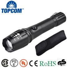 TP-1877 XML T6 / U2 LED poderoso luz / Zoomable Power Lanterna com saco de nylon